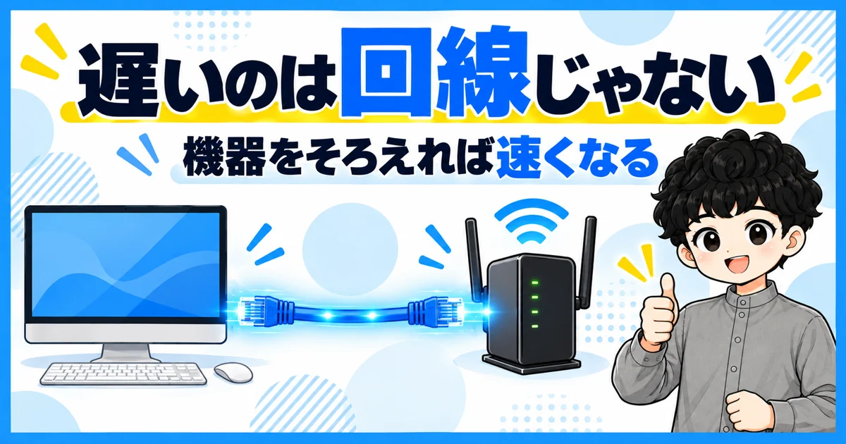 ソフトバンク光10ギガは遅くないという結論
