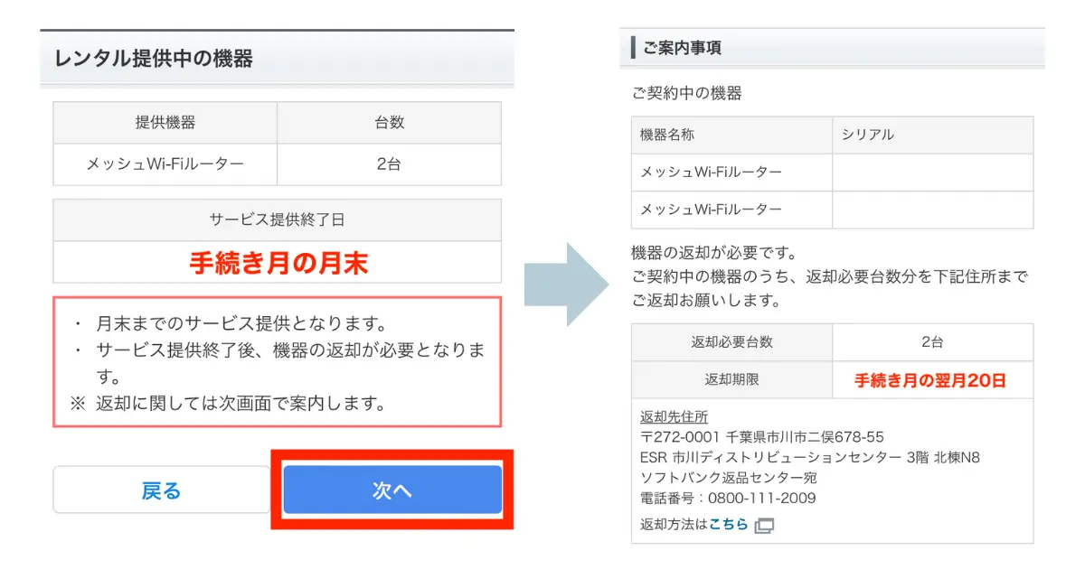 cancel-softbank-mesh-wifi