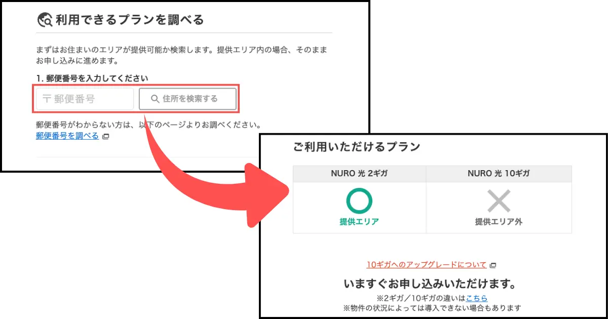 nuro-hikari-area-confirmation